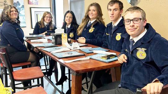 Caney FFA Officers Attend Regional Leadership Conference in McAlester
