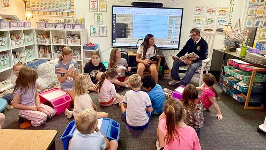 Listen as Caney FFA and agriculture students