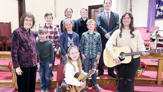 Students of Nancy Thelen's Musical Moments Studio kicked off the Christmas Season December 7