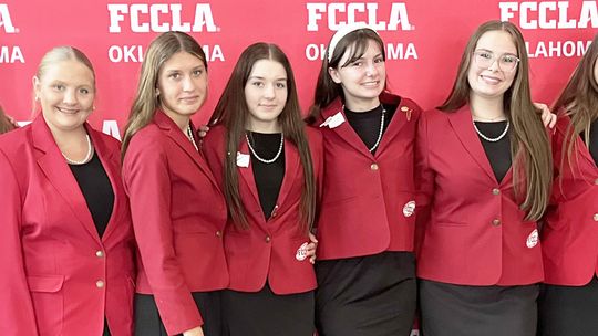 Tushka FCCLA Officers Attend Statewide Leadership Conference in McAlester
