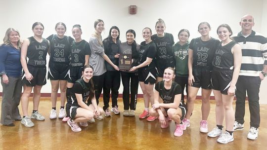 Tushka Lady Tigers Win District Championship Away from Home