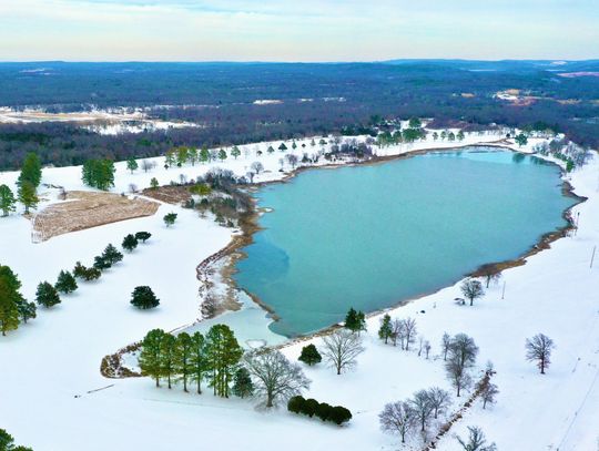 Aerial view of the City of Atoka Lake