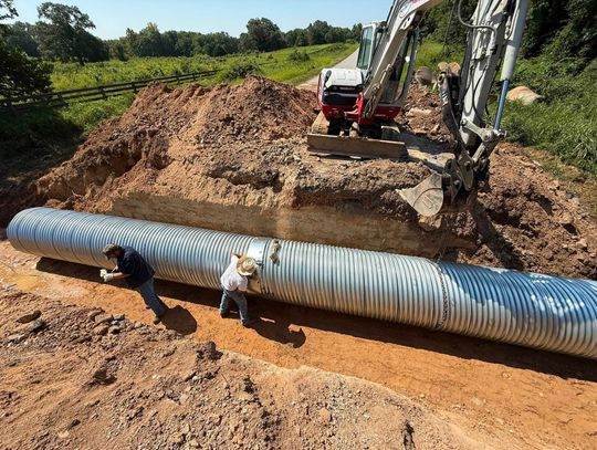 Atoka County District 2 road crews work efficiently