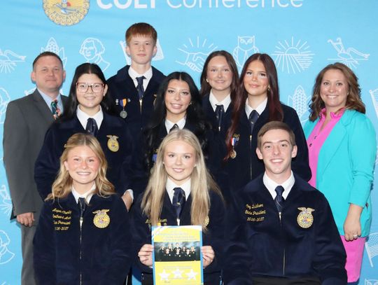 Atoka FFA Officers Attend Regional Conference, Earn 3-Star Superior Chapter Honor
