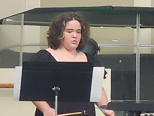 Atoka Junior Performs Solo at OBU Honor Band