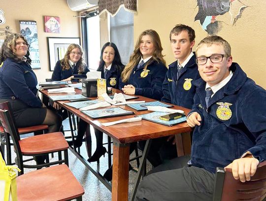 Caney FFA Officers Attend Regional Leadership Conference in McAlester