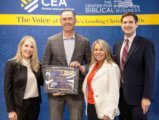 Eaves Receives Defender of Biblical Business Award Eaves Receives Defender of Biblical Business Award