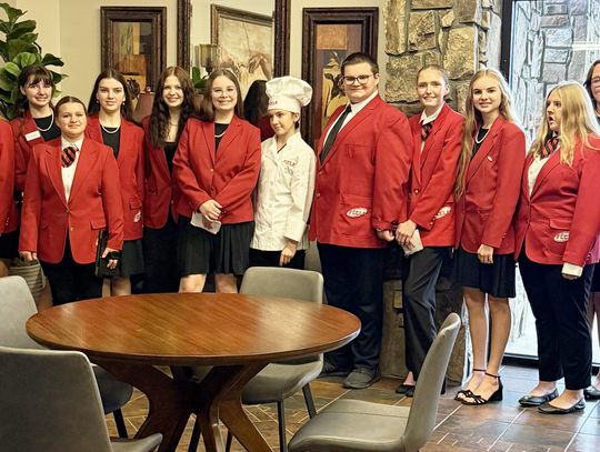 Eighteen members of the Atoka FCCLA