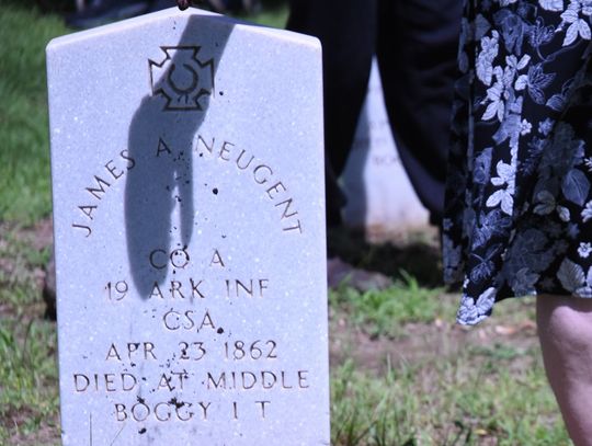 Iron Cross Dedicated to Arkansas Soldiers at Atoka Confederate Cemetery