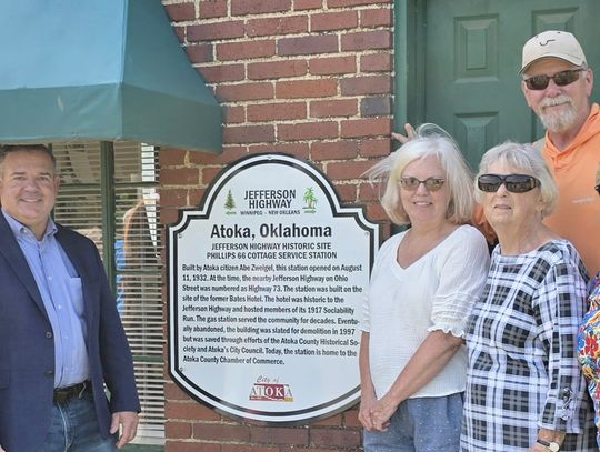 Local Stops on Jefferson HWY Tour Highlight Atoka County History