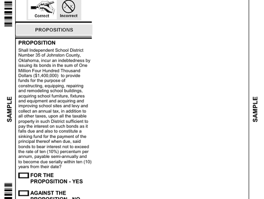 Sample Ballots Available for August 12th Election