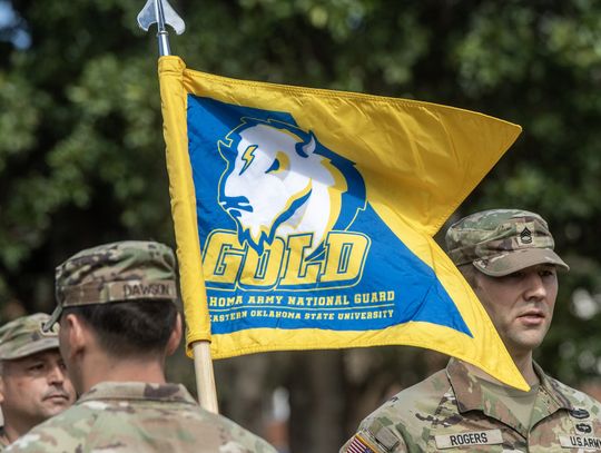 SE Guard Officer Leadership Development (GOLD) Program Launches with Uncasing of Guidon and Debut of Unit Patch