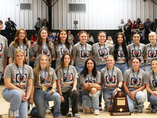 The Caney Lady Cougars celebrated 