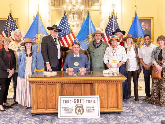 True Grit Trail Legislation Ceremonially Signed by Governor