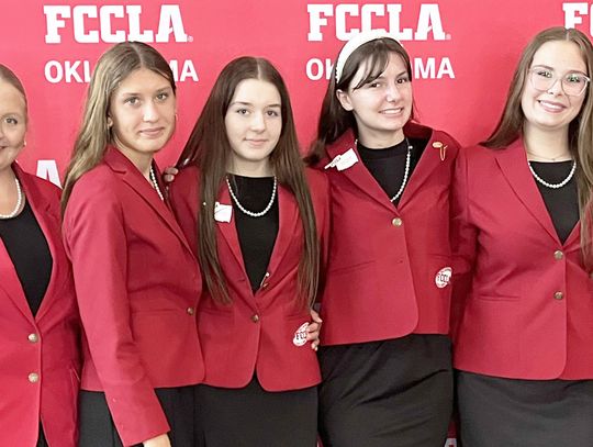 Tushka FCCLA Officers Attend Statewide Leadership Conference in McAlester