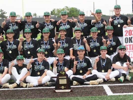 Tushka Tigers Claim First Spring Baseball State Championship