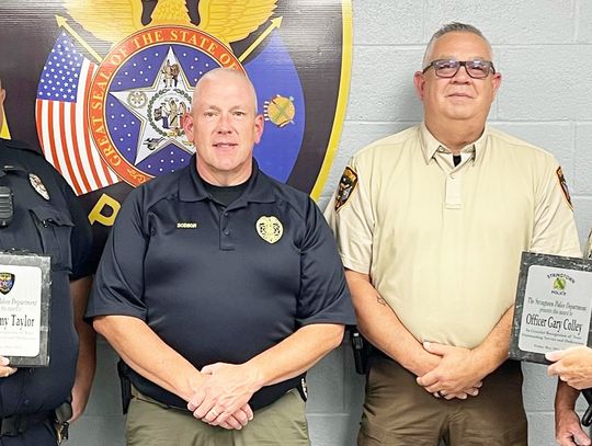 Two Local Officers Were Honored For Their Extraordinary Courage