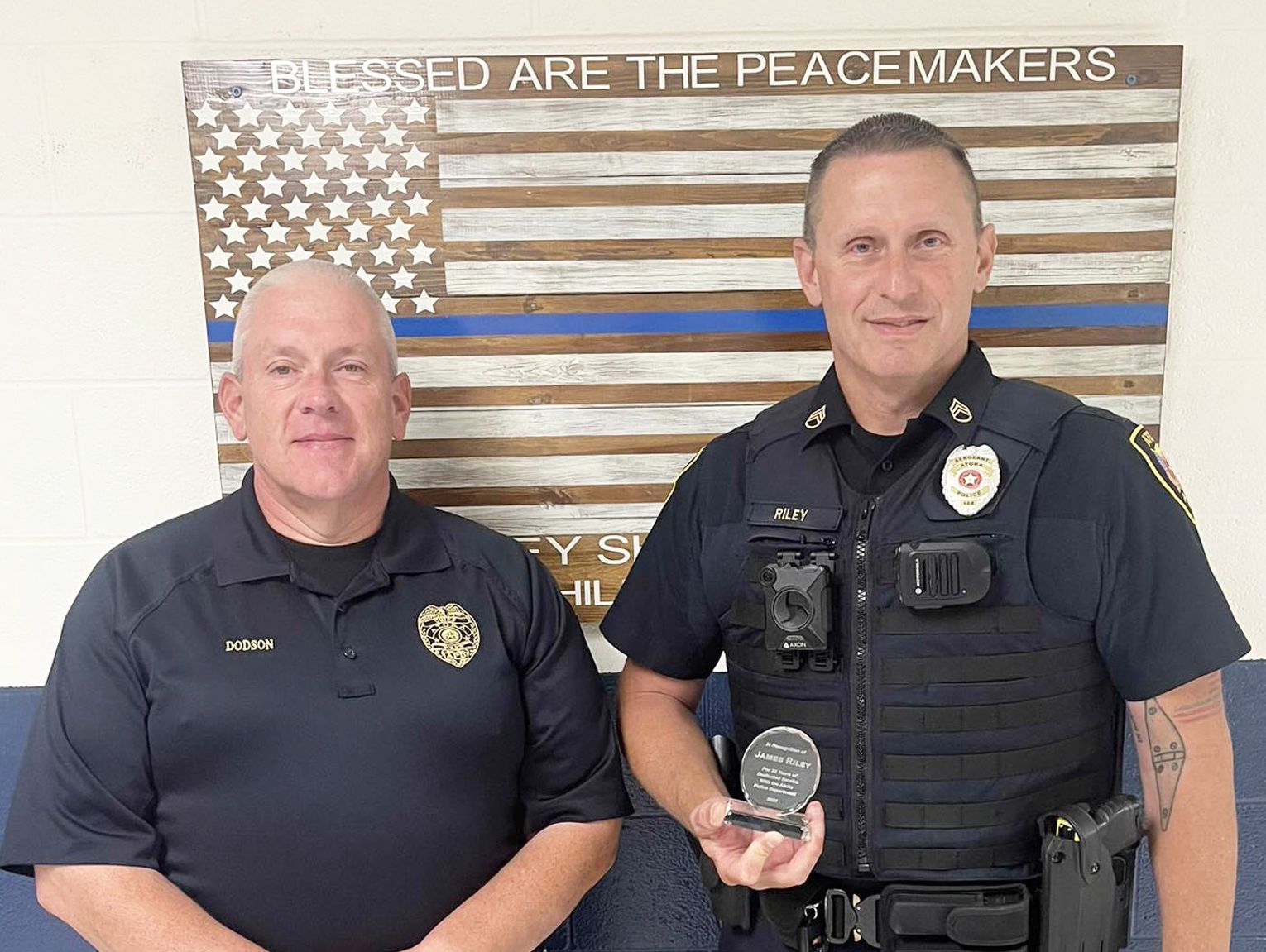 Natalie Riley Police Sergeant Atoka Police Sergeant James Riley