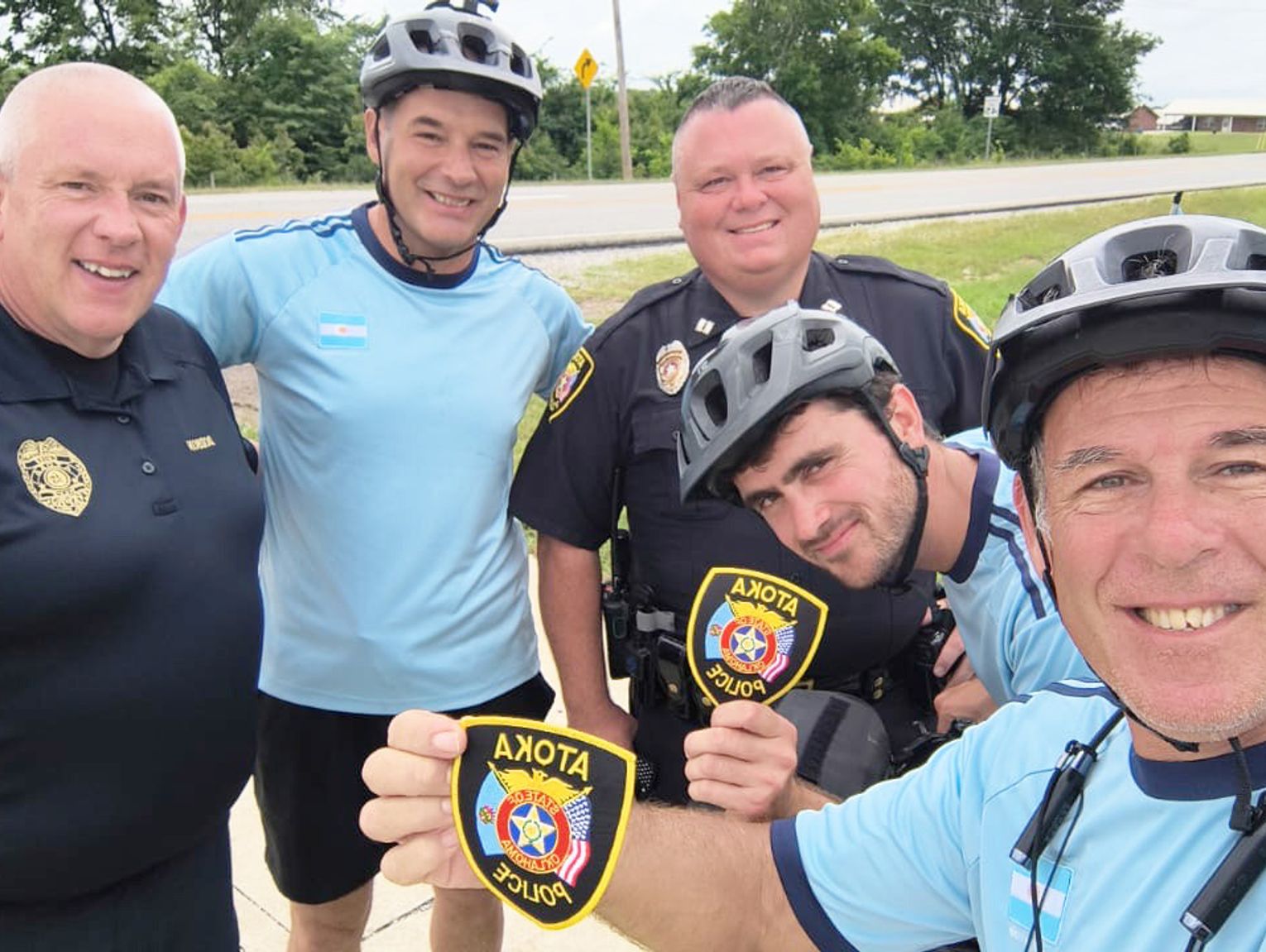 Pedaling to the World Cup: Argentinian cyclists make pit stop in Atoka