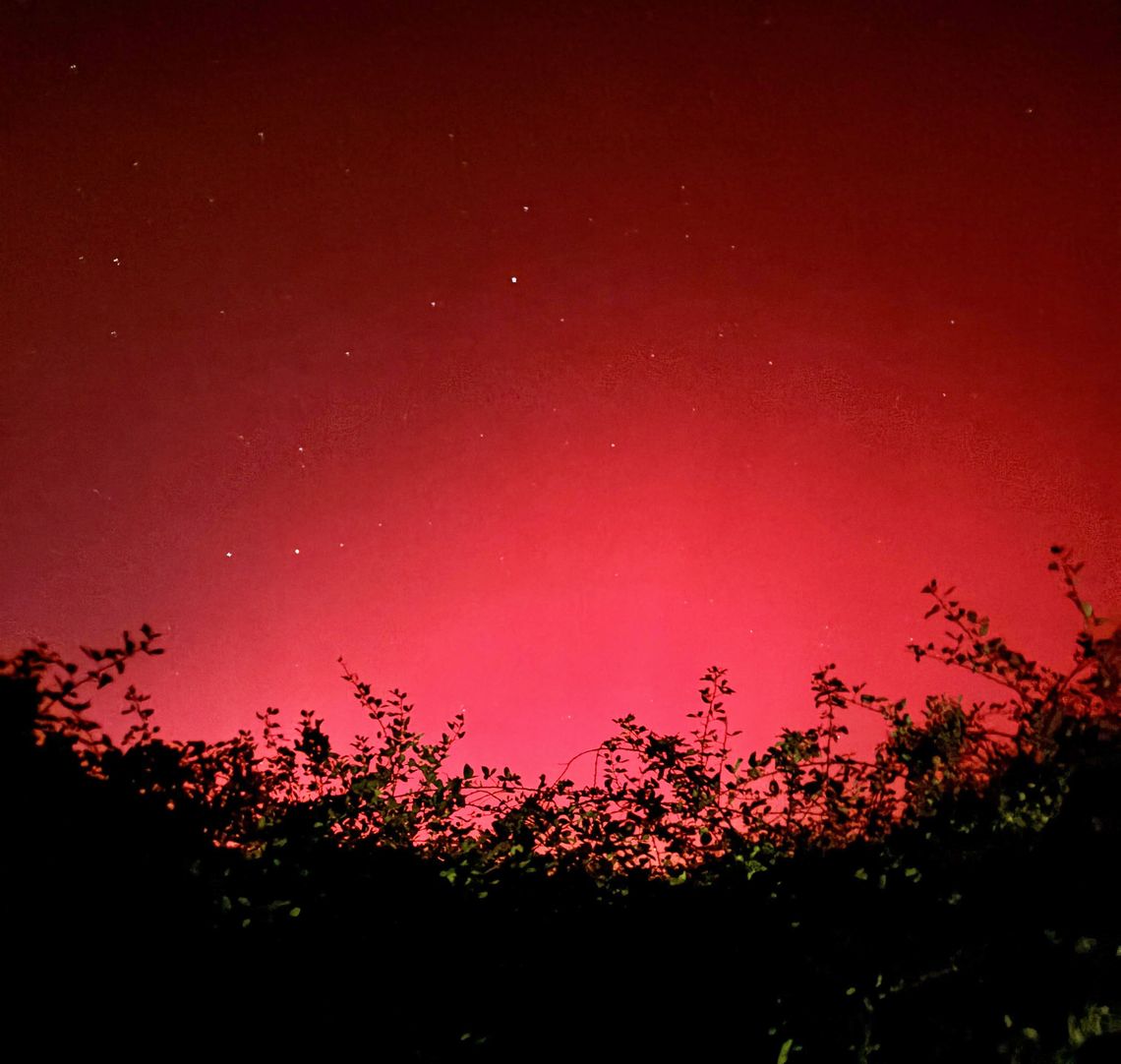 A strong geomagnetic storm gave Oklahomans the opportunity to witness the northern lights