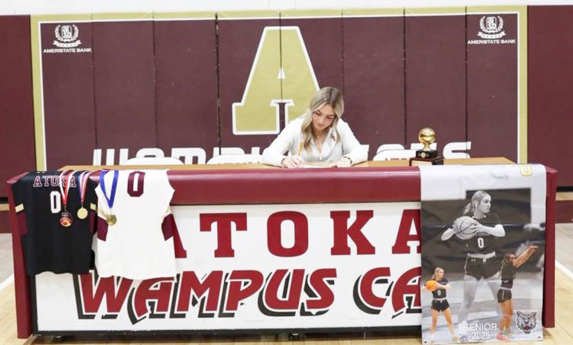 Atoka's Whitmore Signs to Play Basketball in Illinois