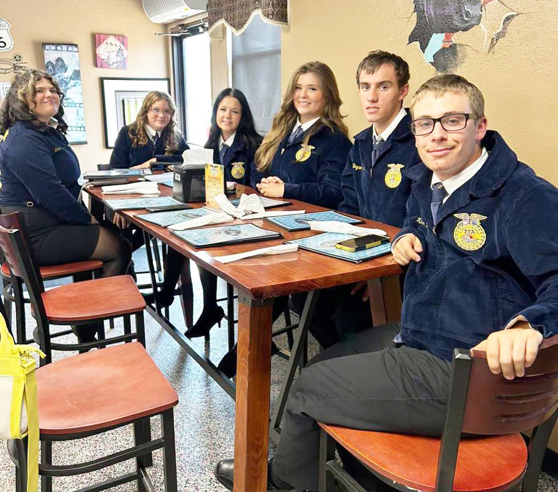 Caney FFA Officers Attend Regional Leadership Conference in McAlester Caney FFA Officers Attend Regional Leadership Conference in McAlester