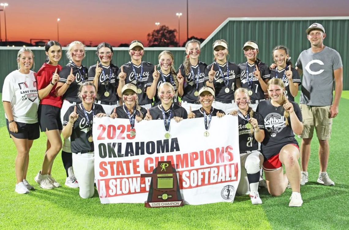 Caney Lady Cougars Win State Championship