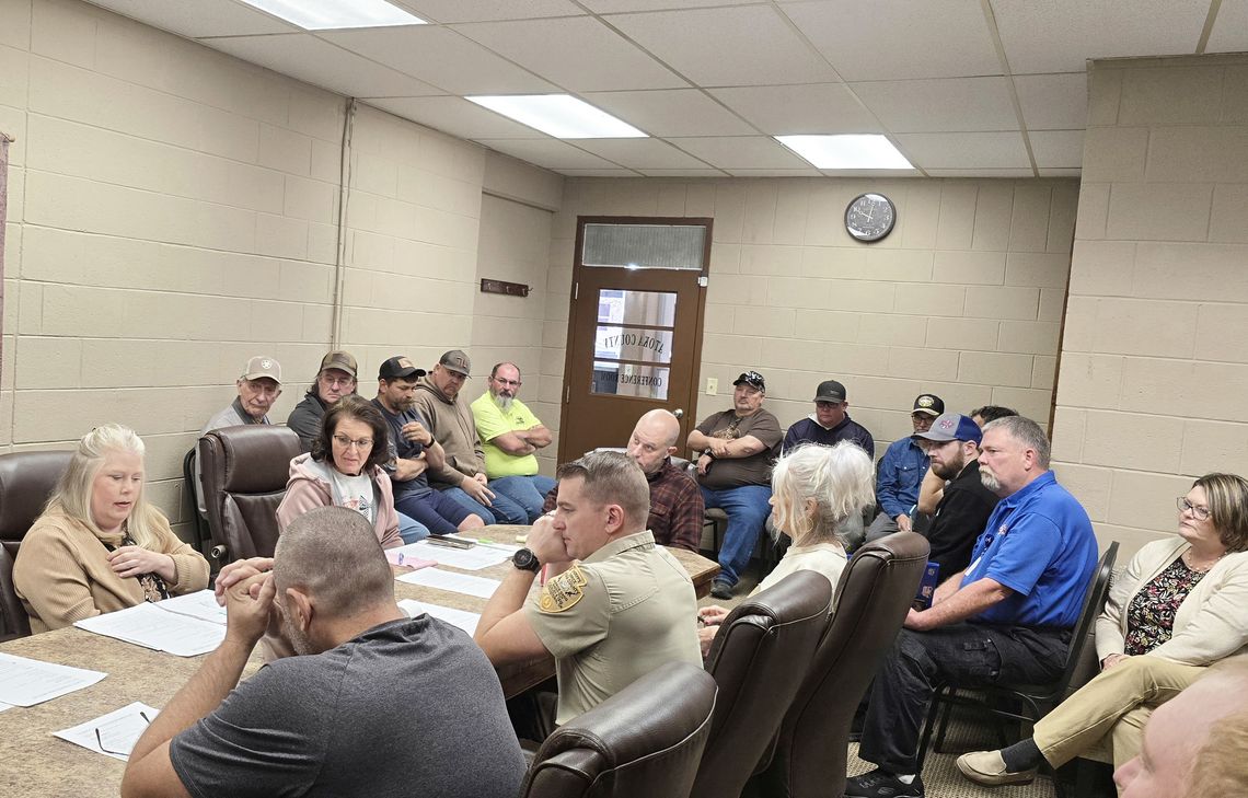 County Fire Chiefs Meet with County Commissioners for Annual Report