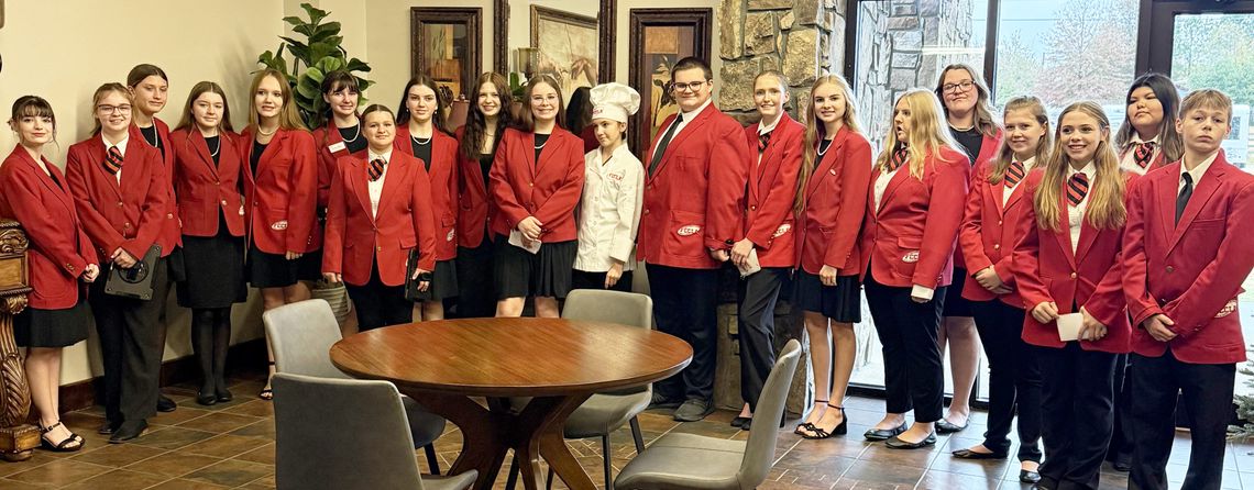 Eighteen members of the Atoka FCCLA
