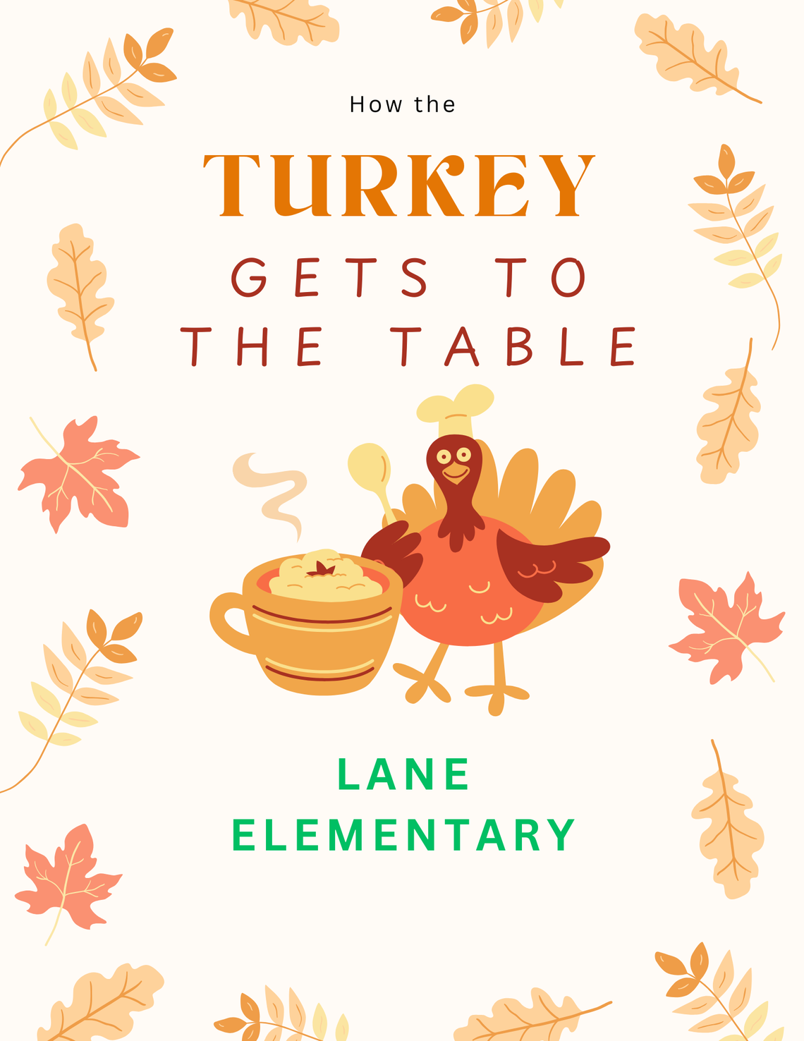 Lane Elementary - How the Turkey Gets to the Table Lane Elementary - How the Turkey Gets to the Table