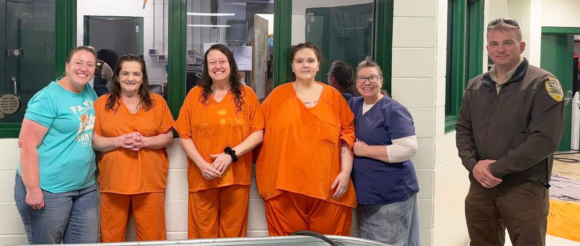 Local Ministers Bring Faith and Baptisms into Atoka County Jail