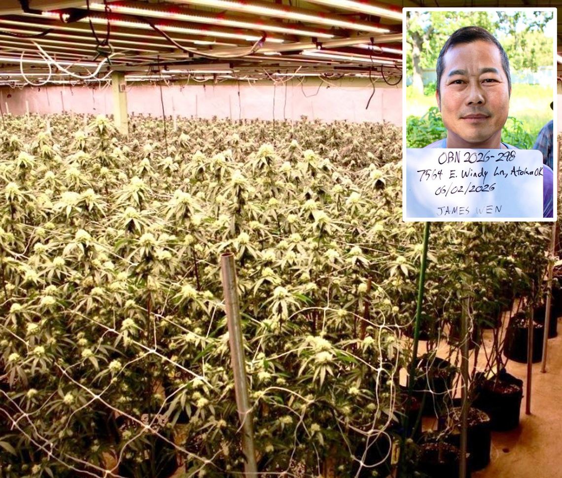 Oklahoma State Bureau of Narcotics Shutter Illegal Atoka Grow Operation Oklahoma State Bureau of Narcotics Shutter Illegal Atoka Grow Operation
