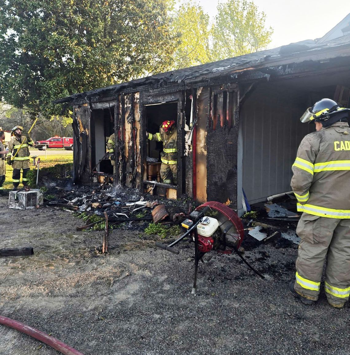 Structure fire caused significant damage