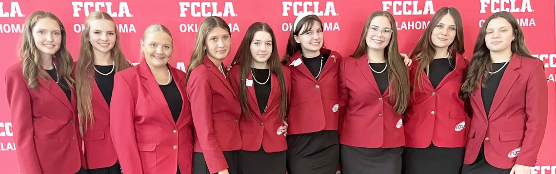 Tushka FCCLA Officers Attend Statewide Leadership Conference in McAlester Tushka FCCLA Officers Attend Statewide Leadership Conference in McAlester