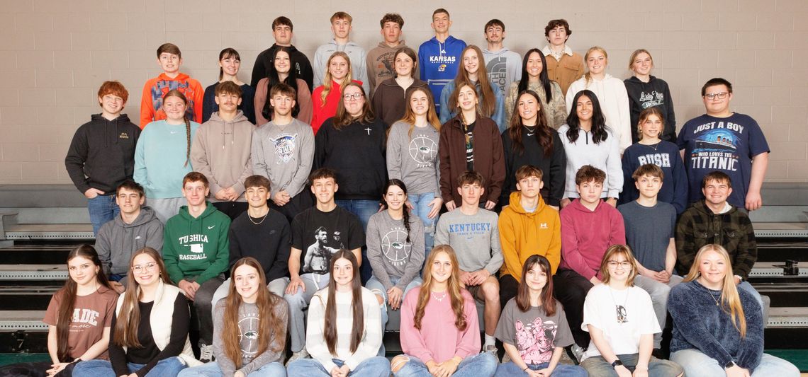 Tushka High School Recognizes National Honor Society Students