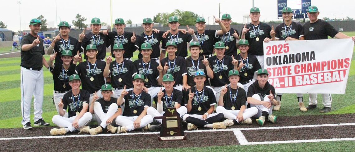 Tushka Tigers Claim First Spring Baseball State Championship